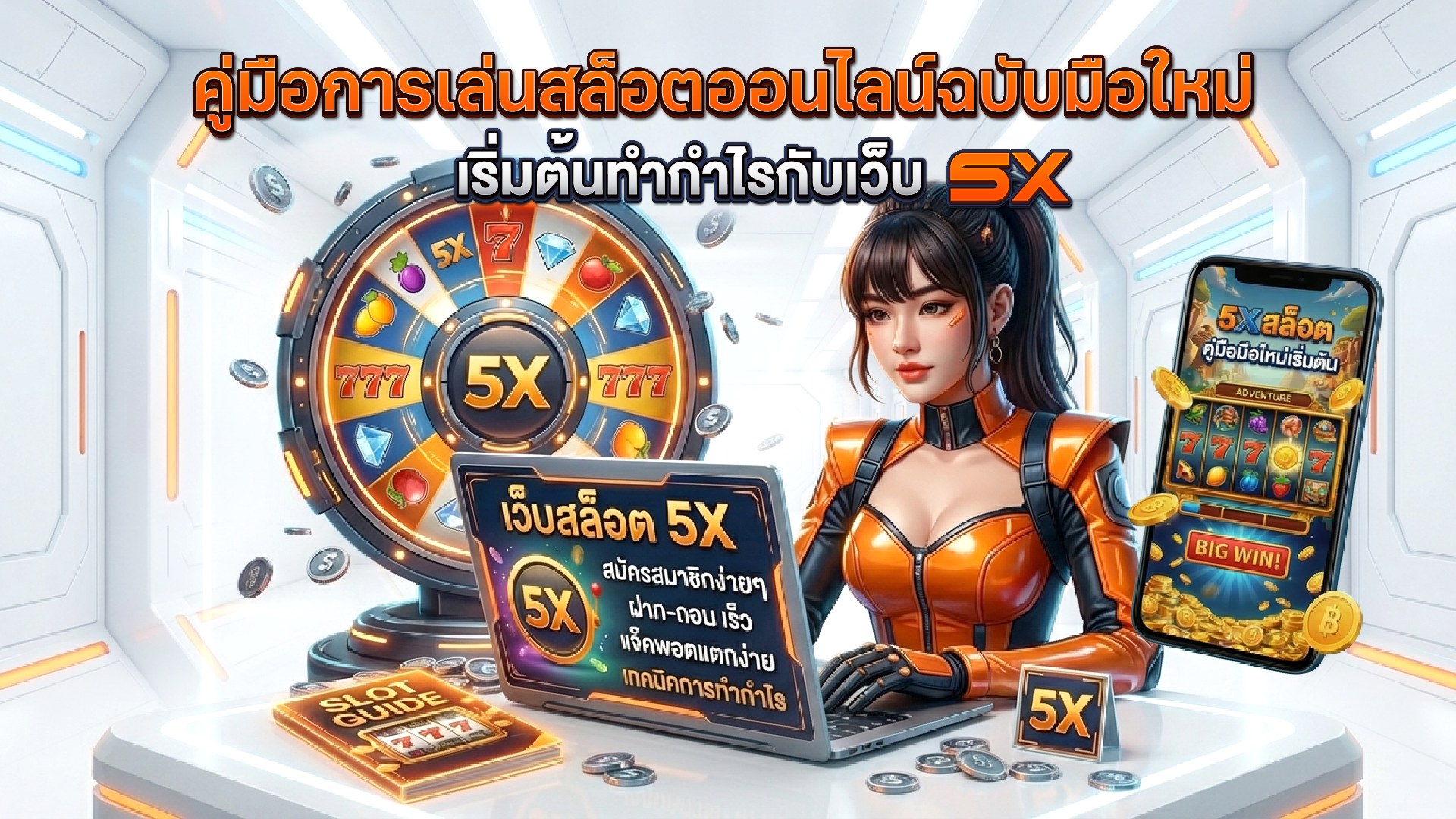 คู่มือการเล่นสล็อตออนไลน์ฉบับมือใหม่ เริ่มต้นทำกำไรกับเว็บ 5X